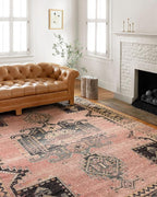 Loloi Jocelyn Collection JOC-06 Rose/Rose 2'-3" x 7'-6" .38" Thick Runner Rug