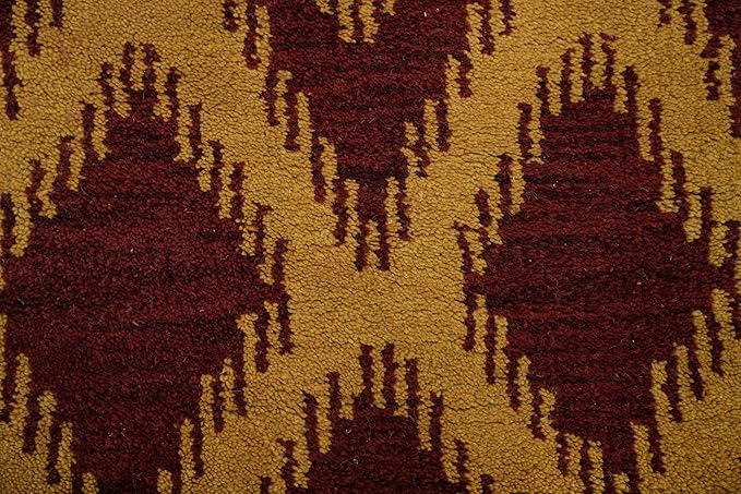 Modern Collection 9' 8'' X 2' 8'' Runner Rug Rug, All-Over 100% Wool Carpet for Home Décor, Foyer and Hallway