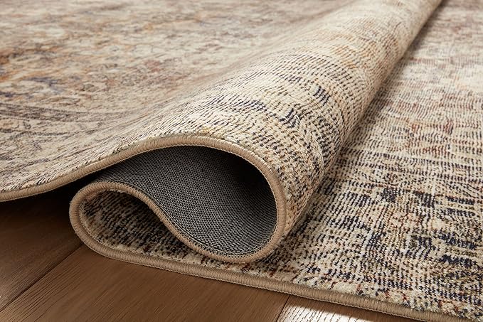 Loloi Amber Lewis Morgan Collection MOG-01 Sunset/Ink 2' x 3'-6" 38" Thick Accent Rug feat. CloudPile, Neutral, Room Décor, Vintage Inspired, Livingroom, Bedroom, Dining Area