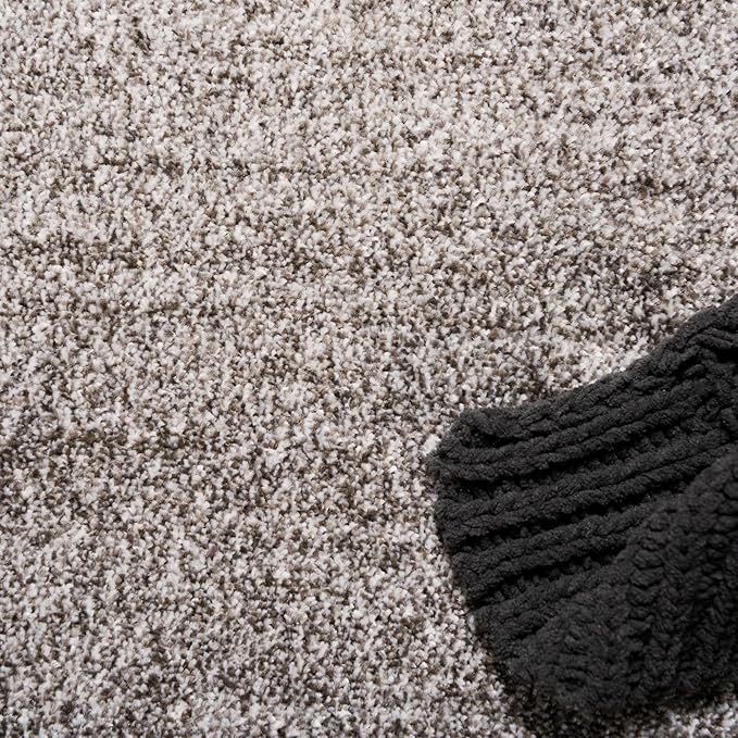 Rugs.com Angelica Collection Rug – 4' x 6' Light Gray Medium Rug Perfect for Entryways, Kitchens, Breakfast Nooks, Accent Pieces