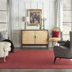 Nourison Home Nourison Essentials Brick Red 8' x 10' Area Rug - Easy Clean, Non Shedding, Bed Room, Living Room, Dining Room, Kitchen (8' x 10')