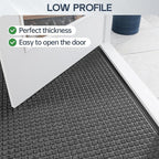 Amyracel Front Door Mat Outside Entrance, 36"x 72" All Season Weather Outside Door Mat, Heavy Duty Rubber Backing Door Mats for Entryway, Low Pile Entry Indoor Doormat for Inside Floor