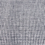 Hand-Tufted 100% Wool Pile Area Rug – Geometric Textured Grid Check Pattern – Thick and Durable Floor Carpet for Bedroom, Living Room, Kids Room, and Dining Area (Charcoal Gray, 6' x 8')
