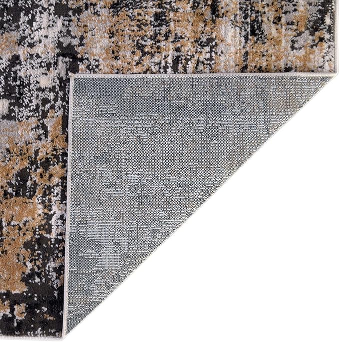Rugs.com Leipzig Collection Area Rug – 9X12 Beige Low-Pile Rug Perfect for Living Rooms, Large Dining Rooms, Open Floorplans