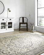 Loloi Teagan Collection TEA-01 Natural/Lt. Grey 2'-8" x 13' Runner Rug, Large, Soft Neutral Rug, High-Traffic for Living Room, Bedroom, Home Office, Dining Area