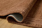 Loloi Leanne Ford Craven Collection CVN-02 Spice/Rose 2'-6" x 7'-6" Runner Rug Geometrical, Patterned, Neutral, Hallway, Kitchen, Mudroom, and Bathroom