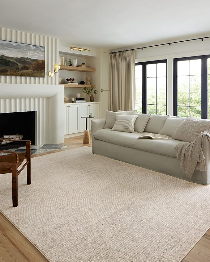 Loloi Kamala Collection KAM-03 Natural/Mist 9'-2" x 13' Area Rug