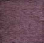 Rugsotic Carpets Hand Knotted Loom Wool ECO-Friendly Area Rugs - 10'x10', Square, Purple Color, Solid Plain Design, High Pile Handmade Anti Skid Area Rugs for Living Room, Bed Room (L00111)