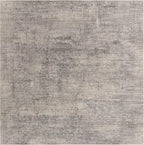 Unique Loom Finsbury Collection Area Rug - Sarah (7' 10" Square, Gray/ Ivory)