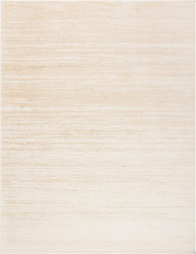 SAFAVIEH Area Rug 10x14 - Adirondack Collection - Large - Champagne & Cream, Modern Ombre Design, Non Shedding & Easy to Clean, Ideal for Living Room, Bedroom, Office, Dining Space (ADR113W)