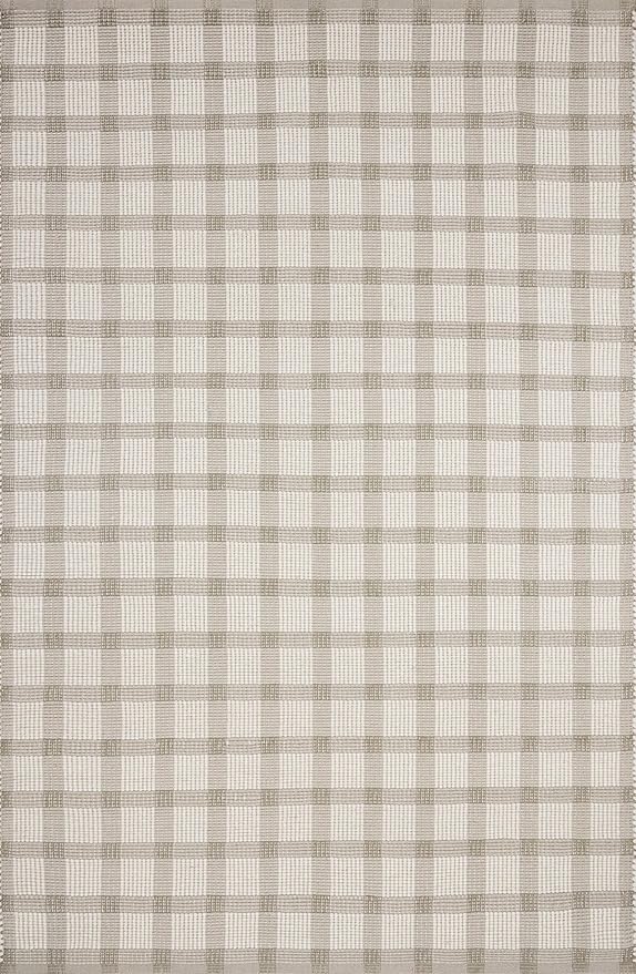 Loloi Magnolia Home by Joanna Gaines Ryder Collection RYD-02 Stone/Ivory 8'-6" x 11'-6" Area Rug