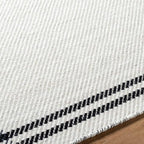 Mark&Day Wool Rugs, 8x10 Janmichael Cottage Light Silver/Black Area Rug, Silver Black Carpet for Living Room, Bedroom or Kitchen (8' x 10')
