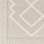 Mark&Day Wool Rugs, 4x6 Nishnabotny Cottage Light Gray Area Rug, Grey Beige Carpet for Living Room, Bedroom or Kitchen (3'6" x 5'6")