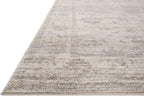 Loloi Magnolia Home by Joanna Gaines Millie Collection MIE-01 Silver/Dove 7'-10" x 10', .25" Pile Height, Area Rug