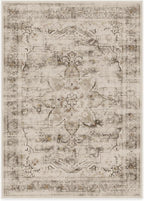 RUGGABLE Washable Vintage Area Rug – Sarrah Hazel 10x14, Stain-Resistant, Non-Slip – Large Machine Washable Rugs for Living Room, Bedroom, Hallway, Entryway & Office–with Standard Pad