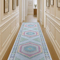 Fame Living Washable Area Rug. Modern Farmhouse. Vintage. Turkish. Bohemian. Distressed. Oriental. Traditional. Rugs for Living Room. Dining. Bedroom. Office. Entryway. Foyer. (856GP, 2'5" x 13')