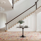 Dash & Albert INES Multi Machine Washable Rug, 5 X 8 Feet, Multicolored/Yellow Floral Pattern