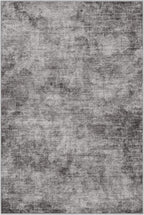 LUMI 8x12 Washable Area Rug for Living Room, Ultra Soft Modern Neutral Grey Rugs Non Slip with Rubber Backing, Low Profile, High Traffic, Stain Resistant Carpets, Ideal for Bedroom, Dining Room