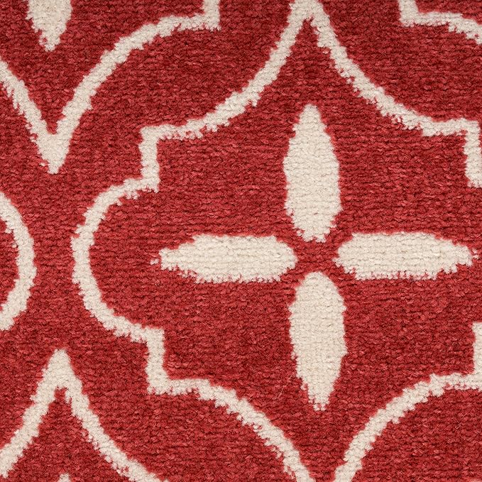 Nourison Home Nourison Essentials Brick Ivory 4' x 6' Area Rug - Easy Clean, Non Shedding, Bed Room, Living Room, Dining Room, Kitchen (4' x 6')
