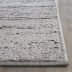 SAFAVIEH Adirondack Collection Runner Rug - 2'6" x 8', Silver & Black, Modern Ombre Design, Non Shedding & Easy to Clean, Ideal for Hallway, Foyer, Kitchen, Entryway, Bedroom (ADR113A)