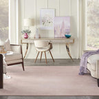 Nourison Home Nourison Essentials Pink 7' x 10' Area Rug - Easy Clean, Non Shedding, Bed Room, Living Room, Dining Room, Kitchen (7' x 10')