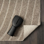 LUXE WEAVERS Modern Geometric Wave Taupe 6x9 Area Rug