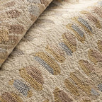 Dash & Albert Paint Chip Stone Hand Micro Hooked Wool Rug, 7.5 X 9.5 Feet, Multicolored/Browns Geometric Pattern