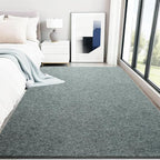 HQAYW 7x10 Large Area Rugs for Living Room Bedroom, Modern Thickened Memory Foam Soft Rug, Low Pile Minimalist Washable Non Slip Carpets for Kids Girls Boys Nursery Dorm Home Decor, Grey Green