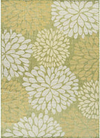 Beverly Rug Outdoor Rug 5x7 Modern Exotic Tropical Leaf Area Rugs for Indoor and Outdoor Patio Deck Porch Garden Water Resistant Washable Outside Carpet (5 x 7 Green)
