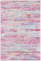 2x3 Modern Abstract Rug for Entryway, Pink Colorful Super Soft Small Area Rug, Washable Non-Slip Kitchen Rugs, Low-Pile Mat for Bedside, Indoor Door Mat