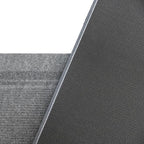 English Home Custom Size Non Slip Striped Design Light Weight Durable PVC Backing Thin Pile Runner Rug (36" x 11')