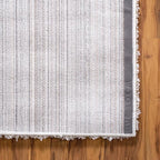 Unique Loom Solid Shag Collection Area Rug (10' x 13' 11" Rectangle, Snow White)