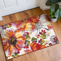 Rugshop Modern Bright Flowers Non-Slip (Non-Skid) Area Rug 20" X 30" Multi