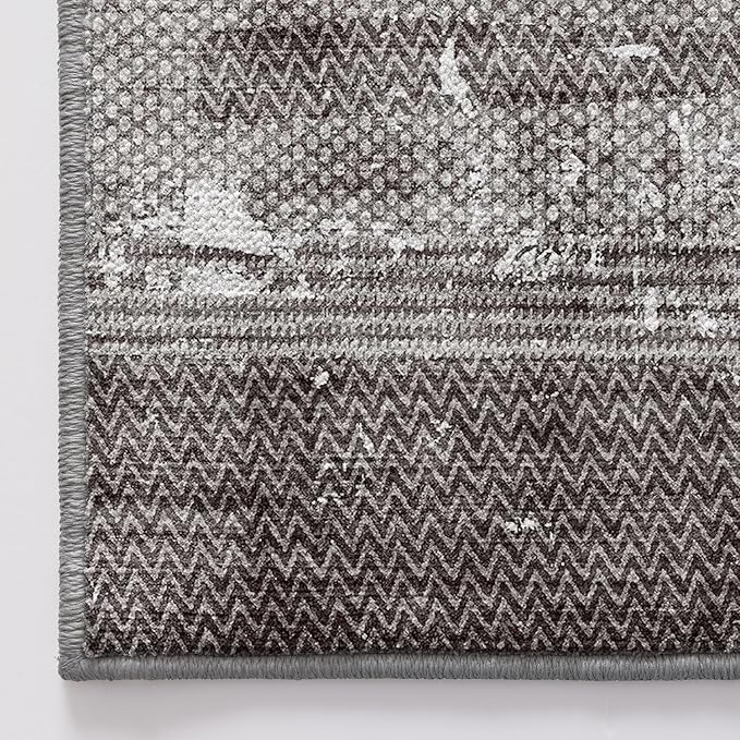 LUMI Washable Area Rug 8x10 for Living Room, Ultra Soft Stain Resistant Carpet with Non Slip Rubber Backing, Non-Shedding Low Pile Rugs for Bedroom, Dining Room, Indoor, Office