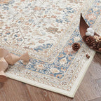 jinchan Runner Rug 3x7 Washable Hallway Rug Distressed Orange Multi Vintage Floral Runner Kitchen Floor Cover Indoor Mat Retro Entryway Living Room Bedroom Office Farmhouse