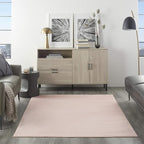Nourison Home Nourison Essentials Pink 5' x 7' Area Rug - Easy Clean, Non Shedding, Bed Room, Living Room, Dining Room, Kitchen (5' x 7')