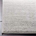 SAFAVIEH Adirondack Collection Area Rug - 4' Square, Light Grey & Grey, Modern Ombre Design, Non Shedding & Easy to Clean, Ideal for Living Room, Bedroom, Office, Dining Space (ADR113C)