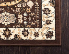 Unique Loom Espahan Collection Area Rug - Cape Cod (2' 7" x 10' Runner, Brown/ Beige)