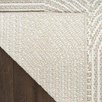 Nourison Home Textured Home Beige Ivory 7'10" x 9'10" Area Rug - Easy Clean, Non Shedding, Bed Room, Living Room, Dining Room, Kitchen (8' x 10')