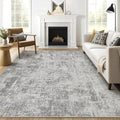 10x14 Area Rugs Living Room: Washable Large Abstract Neutral Modern Soft Rug Stain Resistant Indoor Floor Non-Slip Accent Carpet for Bedroom Nursery Playroom Office Dining Room Home Decor- Greige