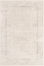 Unique Loom Isabella Collection Area Rug - Adjani (6' 1" x 9' Rectangle, White/ Blue)