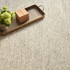 Dash & Albert Loggia Natural Handwoven Wool Rug, Runner-2.5 X 8 Feet, Natural Solid Pattern - Premium Luxury Hotel Quality Soft Breathable Hypoallergenic Machine Washable Easy Care All Season