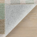 Dash & Albert Chanan Plaid Multi Machine Washable Rug, 4 X 6 Feet, Multicolored/Ivory Plaid Pattern
