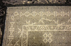 Unique Loom Taftan Collection Border Geometric Tribal Inspired Design Area Rug (2' 2 x 3' 0 Rectangular, Black/ Gray)