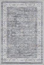 LUMI Washable Area Rug for Living Room, 8x10 Ultra Soft Traditional Vintage Rugs Non Slip with Rubber Backing, Low Profile, High Traffic, Stain Resistant Carpets, Ideal for Bedroom, Dining Room