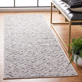 SAFAVIEH Adirondack Collection Runner Rug - 2'6" x 16', Ivory & Charcoal, Chevron Design, Non-Shedding & Easy Care, Ideal for High Traffic Areas in Living Room, Bedroom (ADR104N)