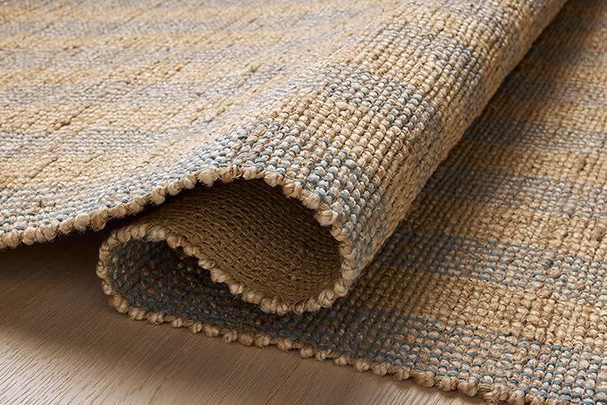 Loloi Chris Loves Julia Judy Collection JUD-04 Natural/Sky 9'-3" x 13' Area Rug