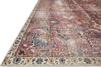 Loloi Chris Loves Julia Jules Collection JUL-01 Merlot/Multi 5'-0'' x 7'-6'', .13" Pile Height, Area Rug