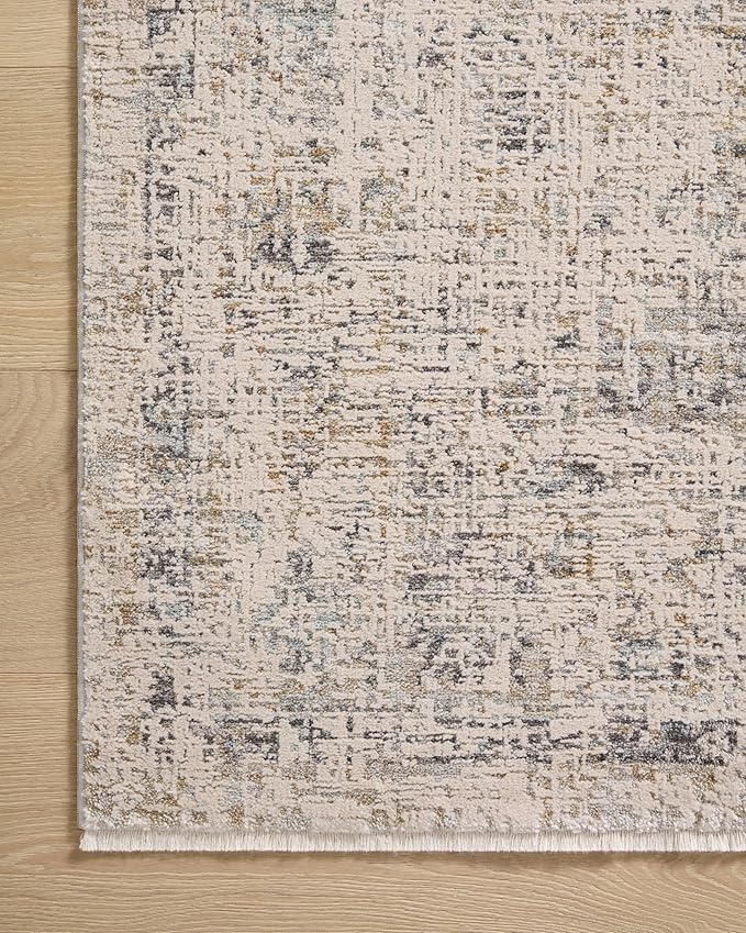 Loloi Amber Lewis Alie Collection ALE-02 Sand/Sky 5'-3'' x 7'-9'', .13'' Pile Height, Area Rug