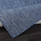 CAMILSON Outdoor Rug 6x9 Modern Area Rugs for Indoor and Outdoor Patios and Porches - Waterproof, Washable, Non-Shedding, Easy-to-Clean Outside Carpet (6 x 9, Solid - Navy Blue)